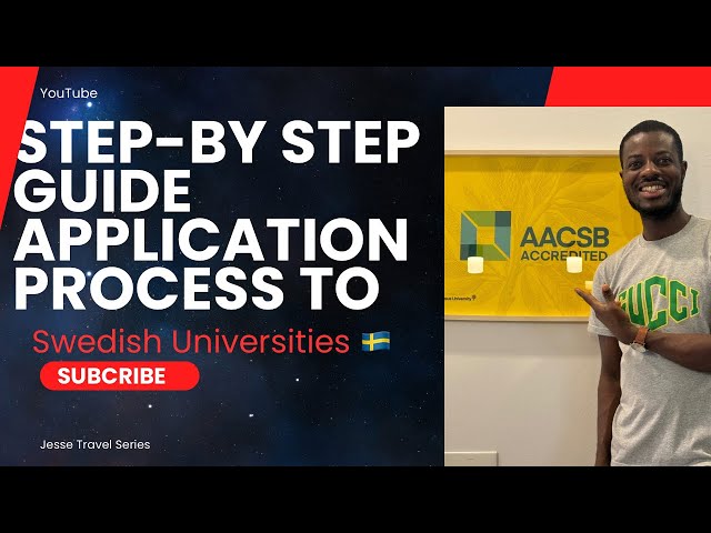 STEP-BY-STEP TUTORIAL ON APPLYING TO UNIVERSITIES IN SWEDEN🇸🇪. 2025-2026