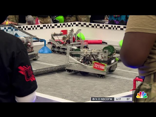 North Texas high school team competes in robotics competition | NBC DFW
