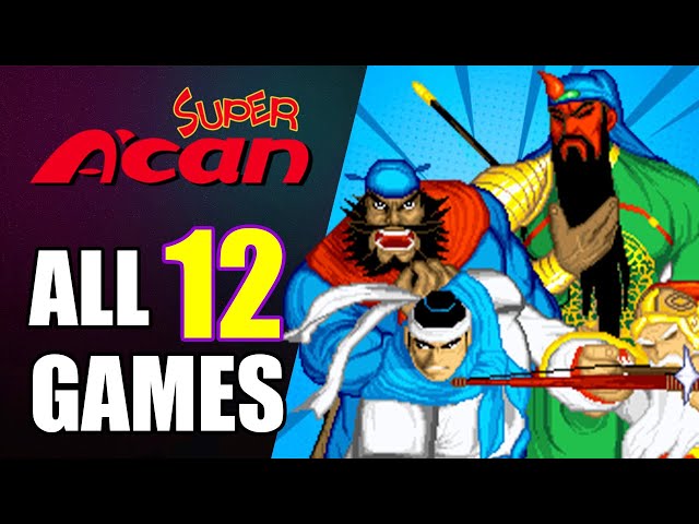 The Funtech Super A'Can Project - All 12 Games (Taiwan)