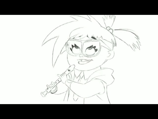 James Baxter's Pencil Test of Gabi for Vivo