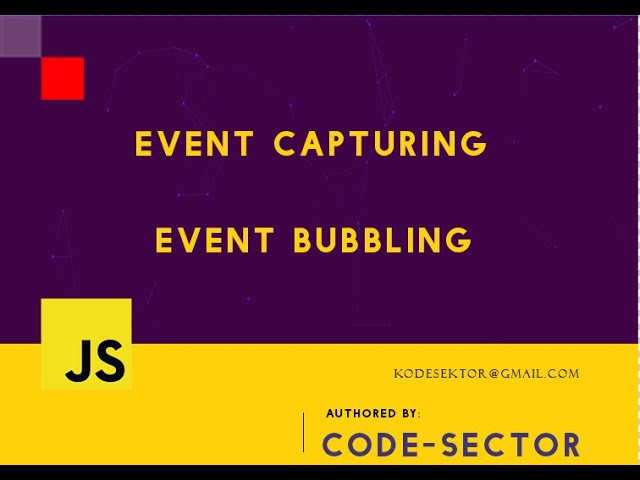 JavaScript's event bubbling and capturing: the only video you need
