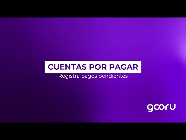 Registra pagos pendientes en Gooru
