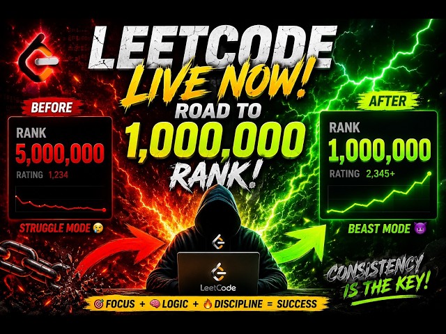 🚀 LeetCode Grind Begins! | Road To 1M Rank 🎯 | DSA Journey #1