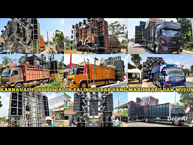 Attendance list of the Wonokerto Bantur carnival sound systems, all the giant East Java sound sys...
