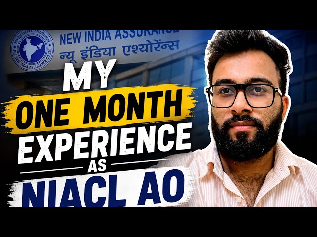 MY ONE MONTH EXPERIENCE AS NIACL AO 💥