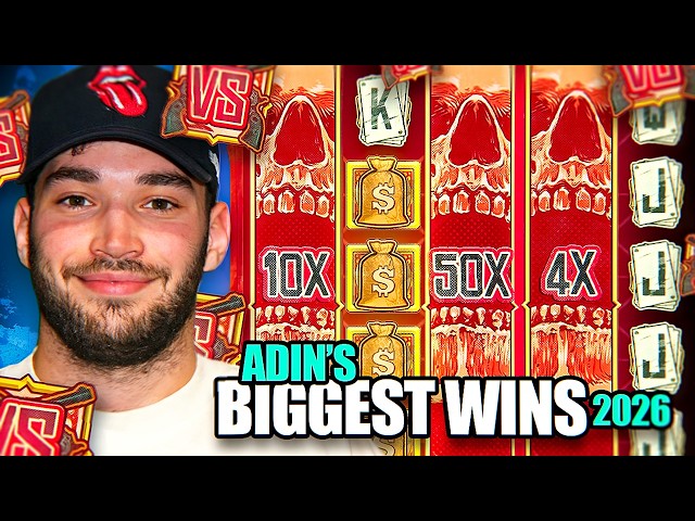 Adin Ross’ Biggest Slot Wins of 2026! (So Far)