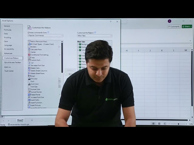 Tabs and groups in excel | Understanding Tabs and Groups in Excel