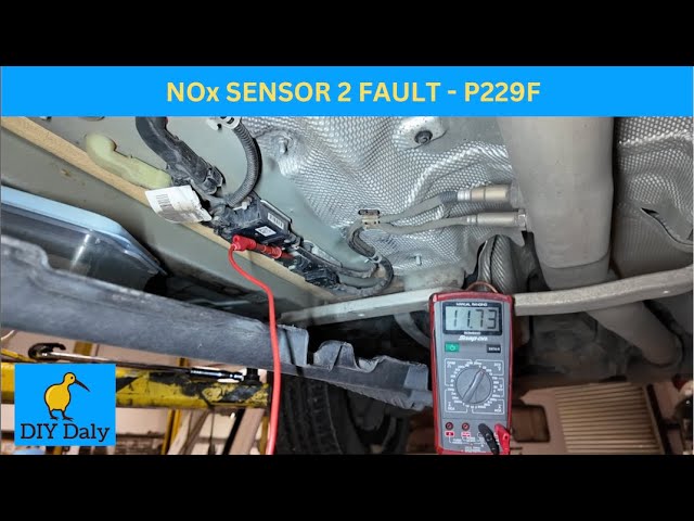 Mercedes GLC NOx sensor 2 fault P229F  - NOx sensor 2 test & replacement