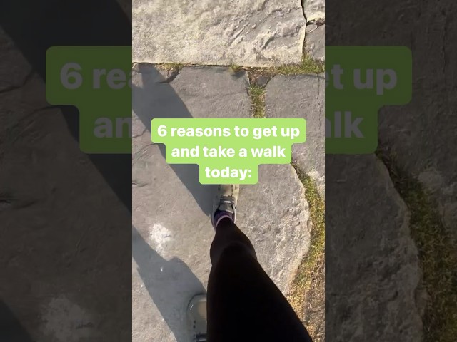 6 reasons to start walking today. 🚶‍♀️🚶‍♂️