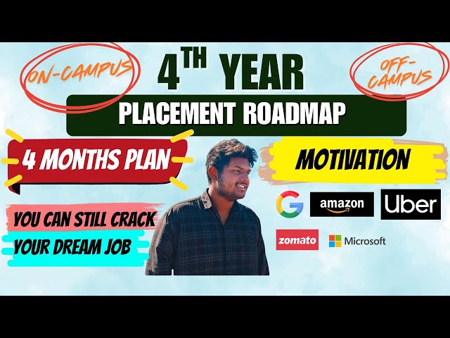 4th Year lo 40LPA kottocha? 💸 | Placement Roadmap For 4th Year  You MUST See! 🧭 | Bharath Telugu 🇮🇳
