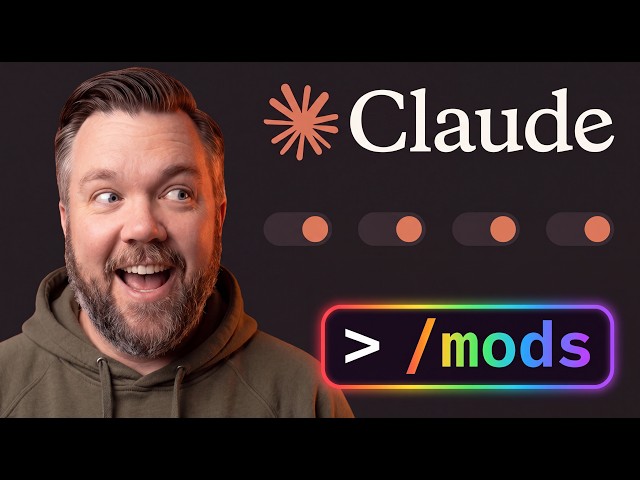 Claude Code Just Dropped MODS. (Master it in 10 Minutes).