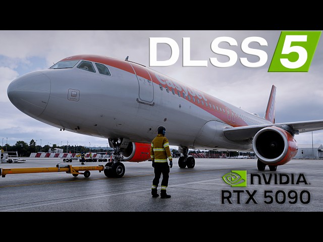 RTX 5090 + DLSS 5 | First Flight in MSFS 2024 | INSANE GRAPHICS!