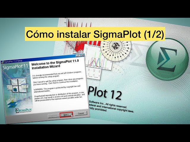 Cómo instalar SigmaPlot (1/2)