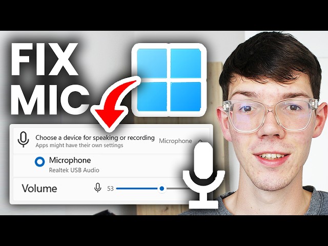 How To Fix Microphone Not Working In Windows 11/10 - Step By Step