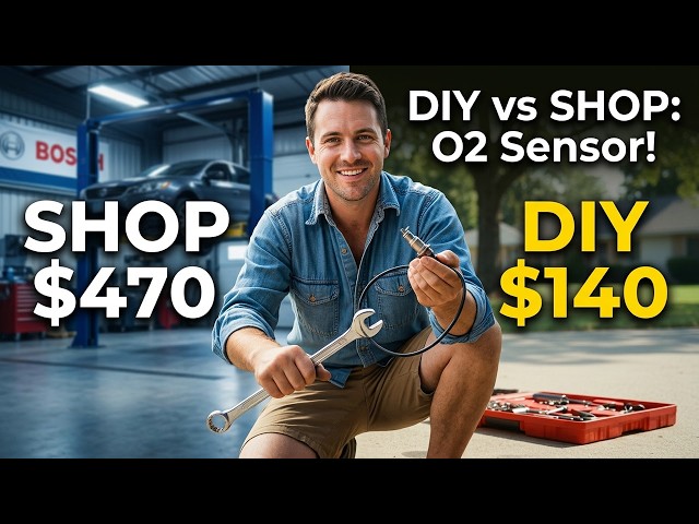 Oxygen Sensor O2 Replacement Costs: Shops vs DIY