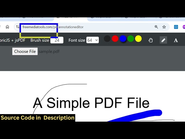 Build a Frontend Adobe Acrobat PDF Editor & Viewer Clone App in Browser Using HTML & Javascript