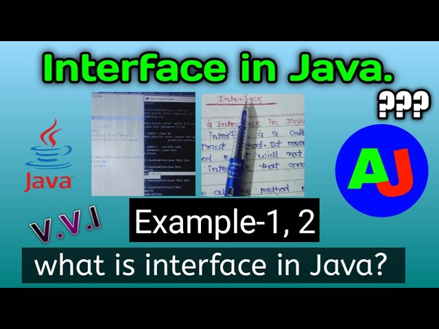 what is interface in java | TechAndroJava Official