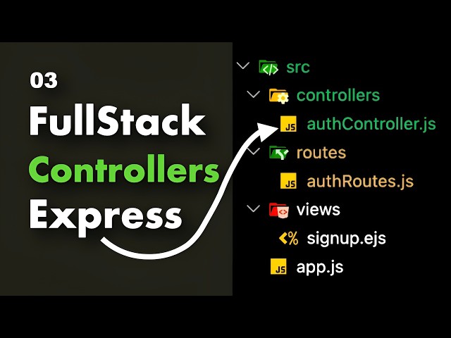 Node + Express FullStack App Controllers in Details #expressjs #nodejs