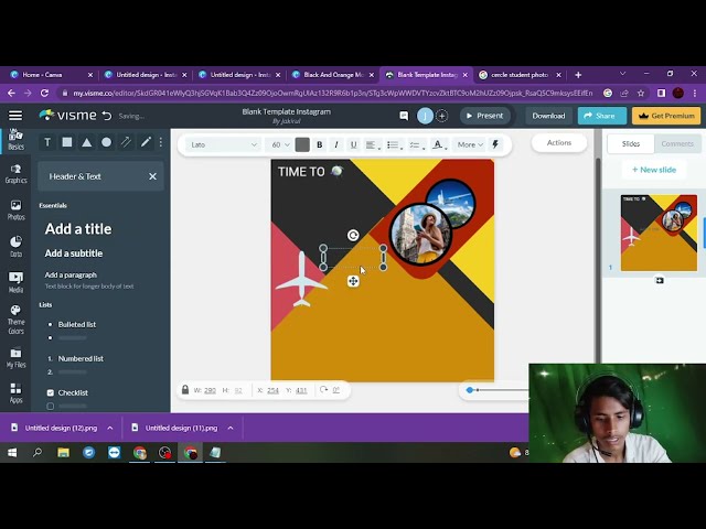 How to Create Instagram post Using Visme | Bangla Tutorial | Bangla Tech