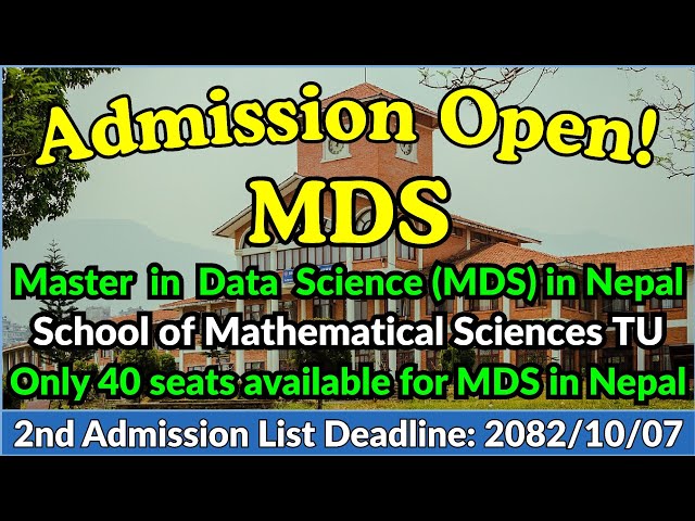 Master in Data Science in Nepal | Master in Data Science (MDS) Admission in Tribhuvan University