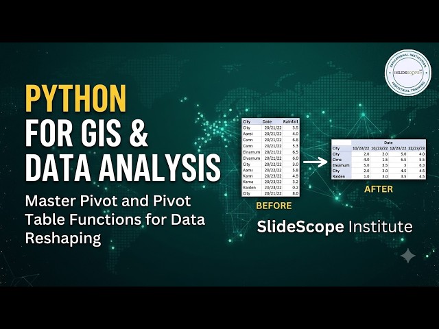 Audience Analysis - Python for GIS and Data Analysis - Pivot and Pivot Table Functions for Reshaping