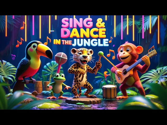 RAINFOREST animals SONG | FUN Jungle Adventure for KIDS