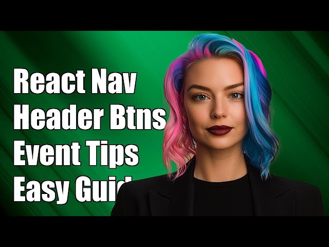 React Native Navigation: Handling Header Button Events Effectively