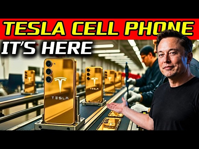 NEW Tesla Cell Phone ( Pi Phone )  $199: Starlink Satellites, Grok AI & Zero Cell Towers
