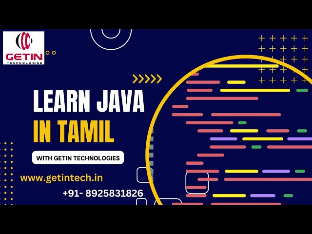 Learn Java course in Tamil with 100% Placements | Learn String Methods in Java | Getin Technologies