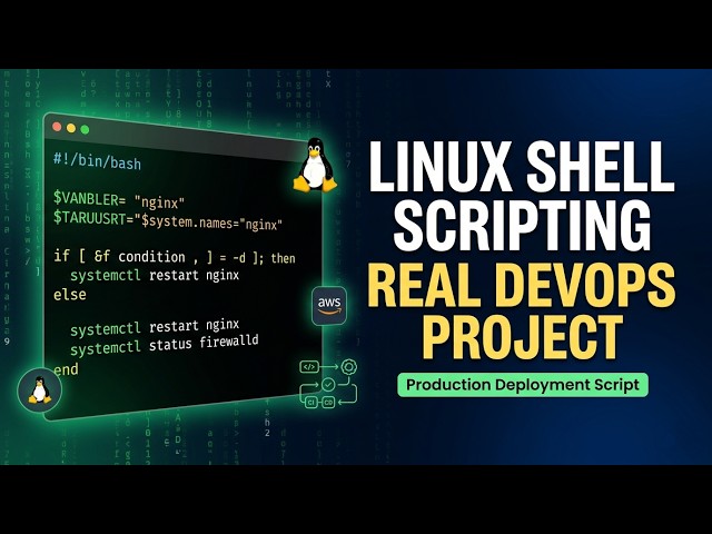 Linux Shell Scripting for DevOps (Full Practical Guide) Real Production Deployment Script Explained