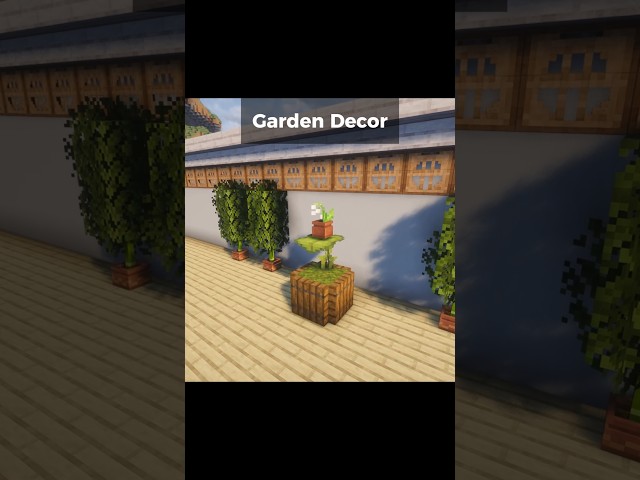 ⚒️Garden Decor🪴 #Minecraft #minecrafttutorial #asmr #fyp #funny #viral #design