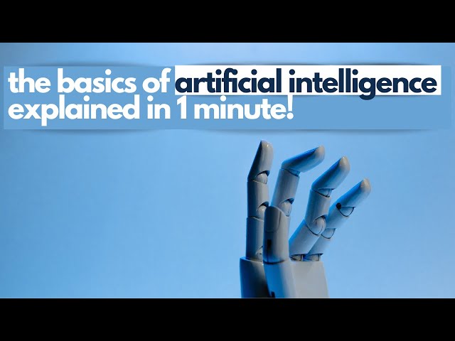 Artificial Intelligence Explained Simply in 1 Minute! ✨