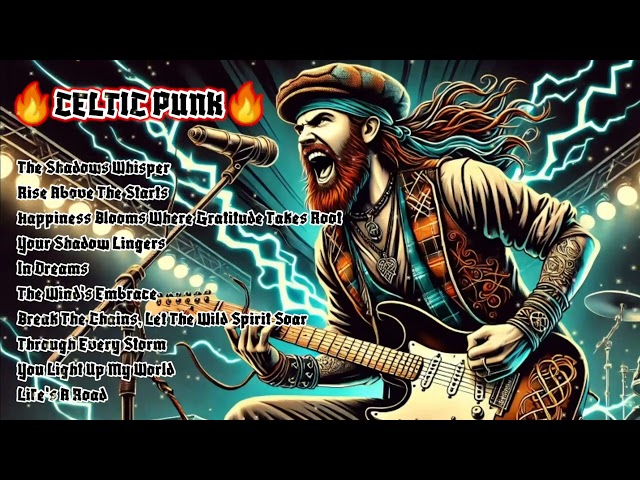 Punk Rock, Celtic Punk Happiness Blooms Where Gratitude Takes Roat Full Album 2024 By BlackPunk