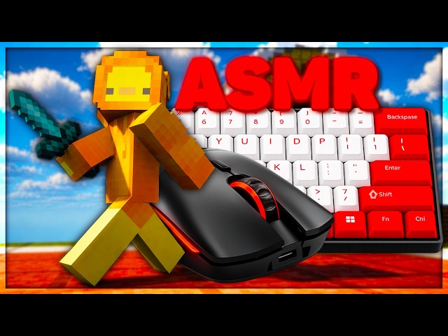 Hypixel Bedwars Keyboard & Mouse Sounds ASMR [SATISFYING] | 240 Hz
