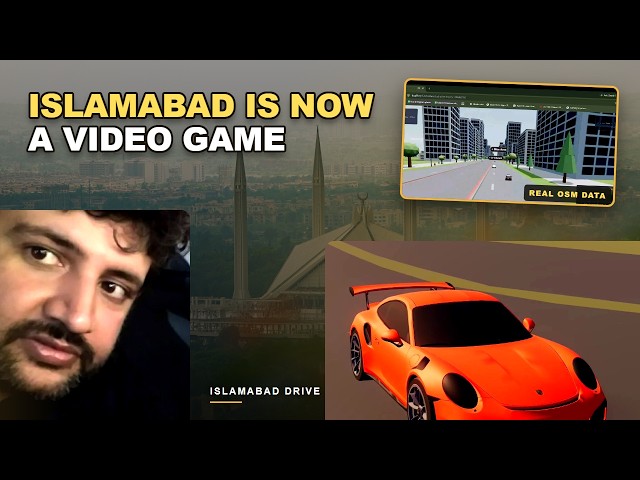 I Turned My City Into a Video Game (You Can Drive It) #islamabad #vibecoding #claude