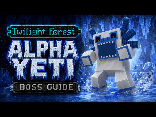 Alpha Yeti - Twilight Forest Boss Tutorial, MINECRAFT