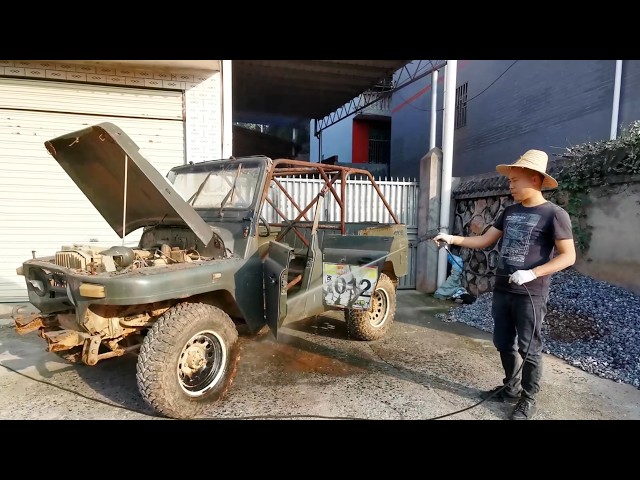 One Man, One Year — Restoring a Rare Military 4x4 Jeep Rusted Beyond Repair
