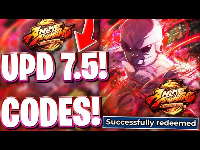 🌀*UPD 7.5* ALL ROBLOX ANIME FIGHTING SIMULATOR CODES! UPDATE 7.5 CODES FOR ANIME FIGHTING SIMULATOR