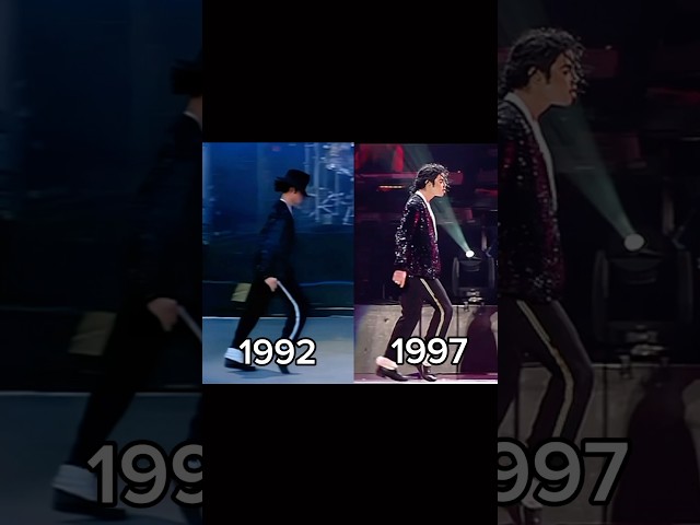MICHAEL JACKSON 1992 VS 1997 MOONWALK ✨