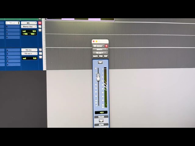 Setting up Pro Tools for input/output