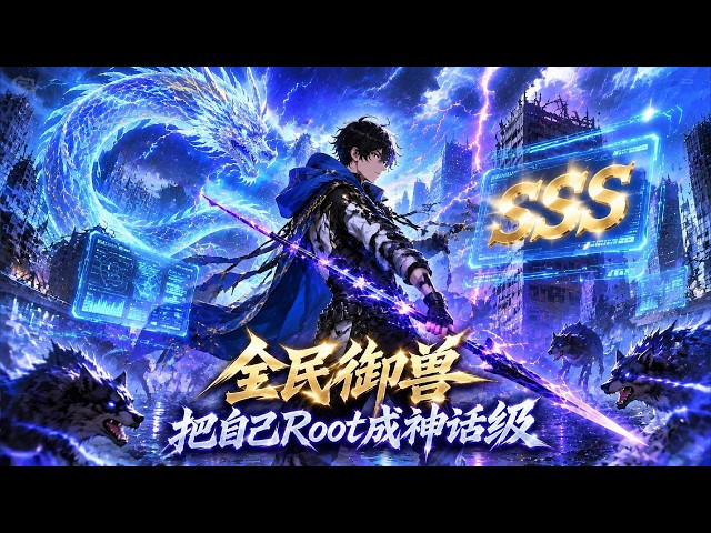 MULTISUB📢新番上線《全民禦獸：身為程式設計師，把自己Root成神話級很合理吧》F級廢棄物？ SSS系統啟動！馴服頂尖野獸，統治末世！#漫劇 #穿越 #系统 #ai漫剧