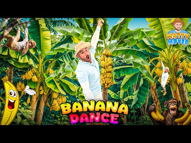 Jungle Fun Adventure! 🍌 🐒 Banana Dance | Interactive Dancing with Matty Moves | Songs for Kids