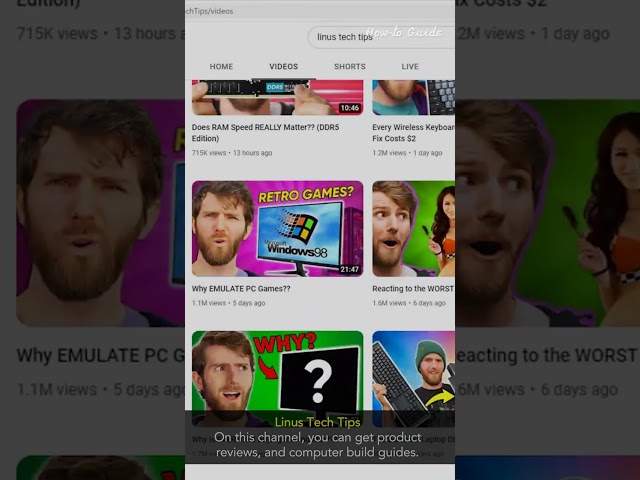 Top Tech Channels on YouTube