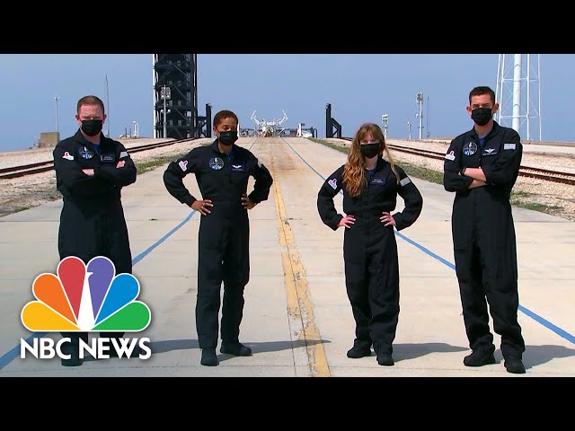 Meet The Crew of Inspiration4, The First All-Civilian Space Mission | NBC Nightly News