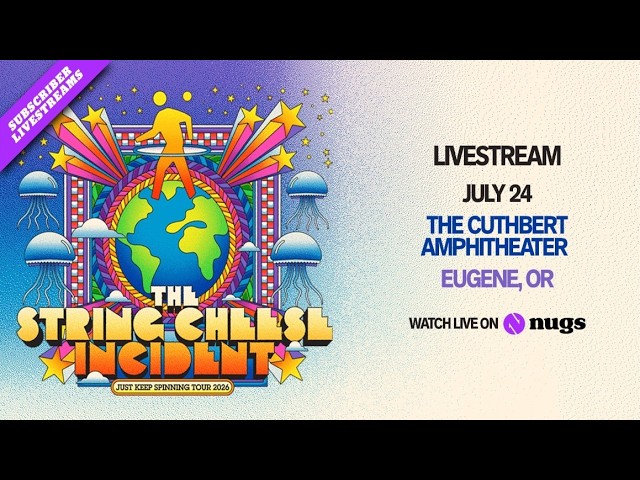 The String Cheese Incident 7/24/26 Cuthbert Amphitheater, Eugene, OR