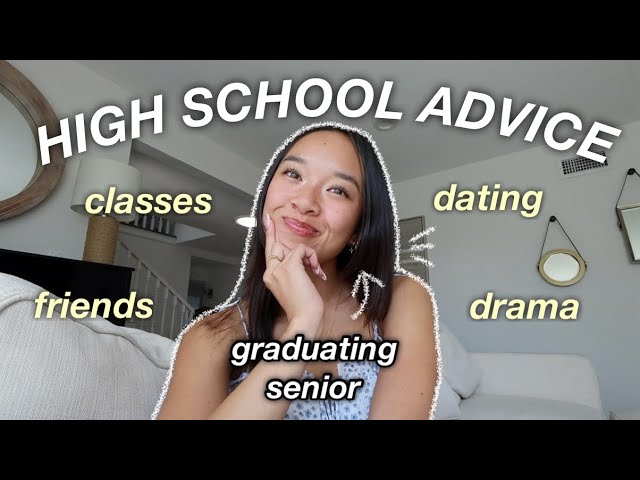 HIGH SCHOOL ADVICE FROM A GRADUATING SENIOR | farewell senior szn ep. 13