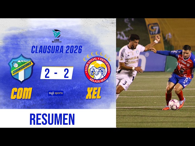 DRAW IN THE FIRST LEG OF THE SEMIFINALS | Comunicaciones 2-2 Xelajú | Full Summary
