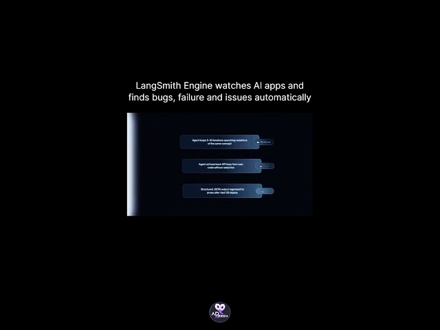 LangSmith Engine watches AI apps and finds issues automatically. #AI #LangChain #AIAgents #adkeeda