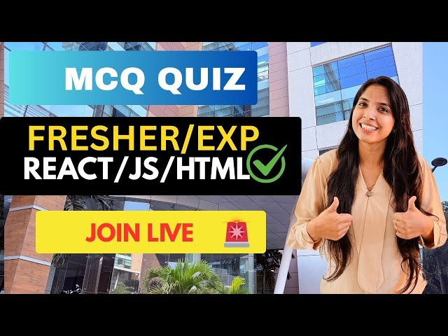 JavaScript Basics MCQ LIVE 🔥 | Variables, Scope, Hoisting | Interview Quiz