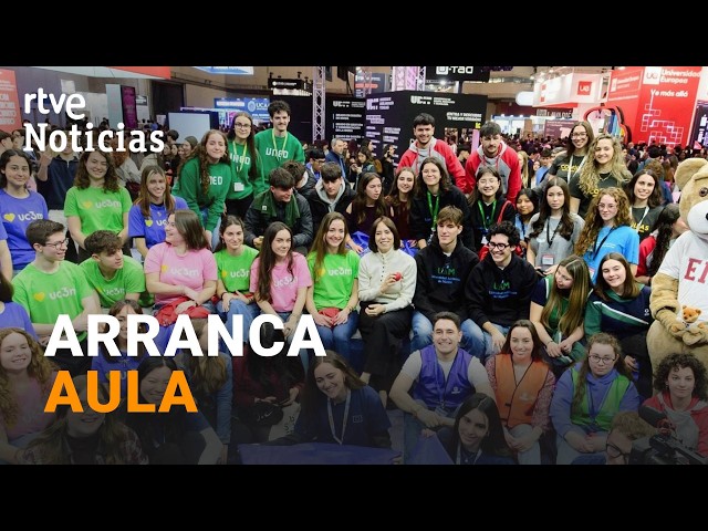 125,000 STUDENTS visit AULA in search of a future CAREER | RTVE News